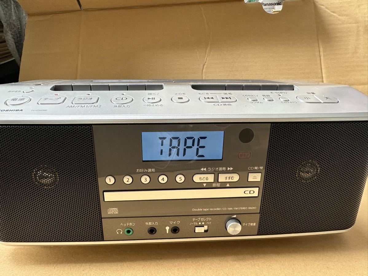 し*ん様 【展示品】東芝 TY-CDW990 CDラジカセ ワイドFM 【公式通販】