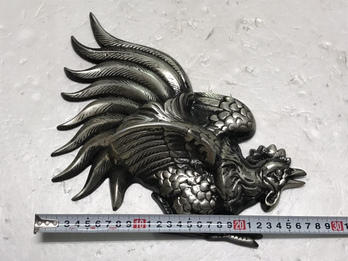 1 当時物 トラック野郎 デコトラ 闘鶏 希少 レリーフ レトロ 飾り