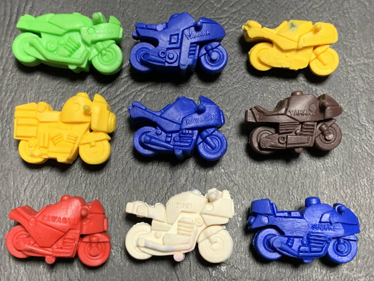 車/バイク/スーパーカー カー消し/消しゴム 当時物 まとめて/大量 計