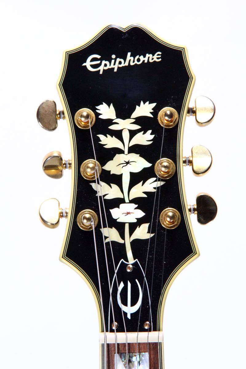 レア Epiphone Sheraton II Pro Ebony エピフォン エレキギター 