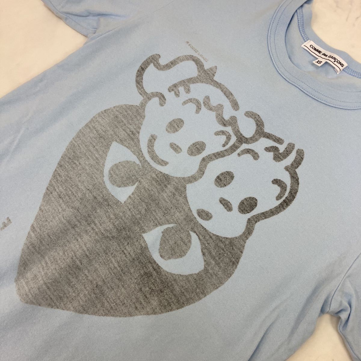 COMME des GARCONS 原田治 ハート&キャラクター Tシャツ XS 