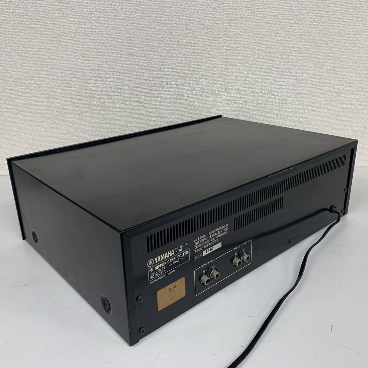 O2 YAMAHA K-1B カセットデッキ 現状品 ヤマハ テープ 音響機器
