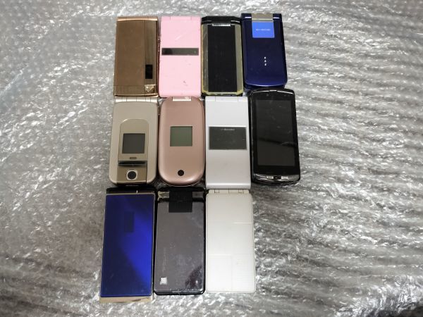 RHwoksガラケー動作未確認 動作未確認 ジャンク ガラケー 11台まとめ出品 docomo F-02B/F-04B/F