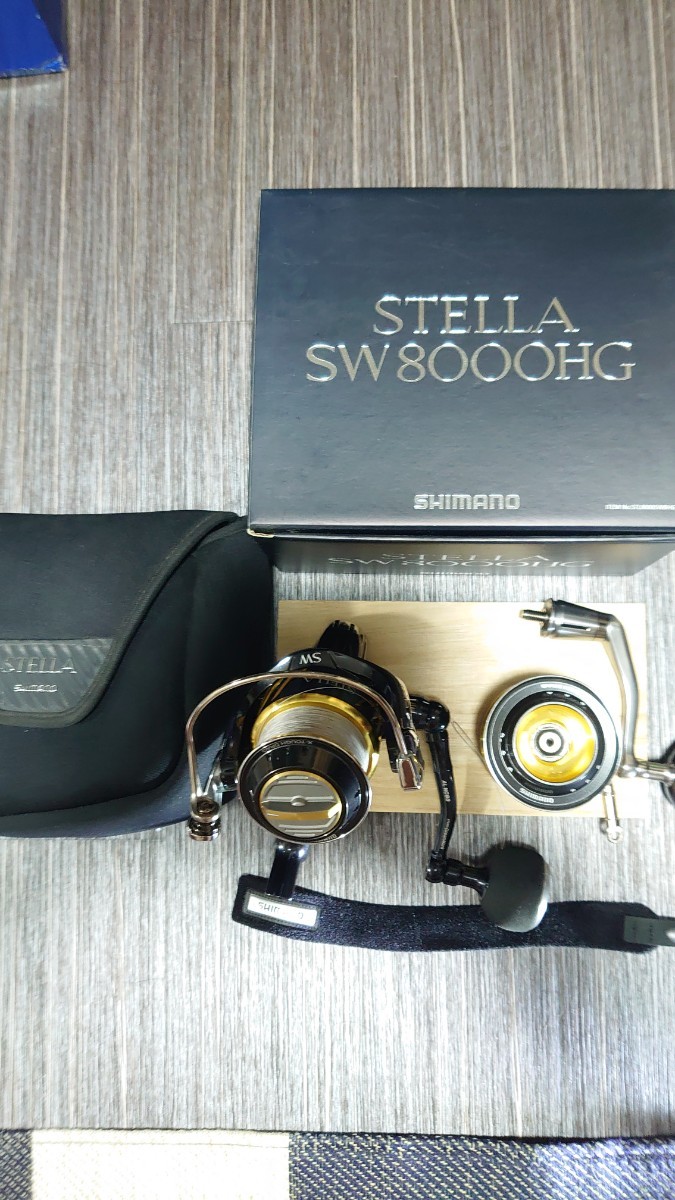 13シマノ STELLA SW 8000PG オーシャンマークハンドル付き シマノ 13