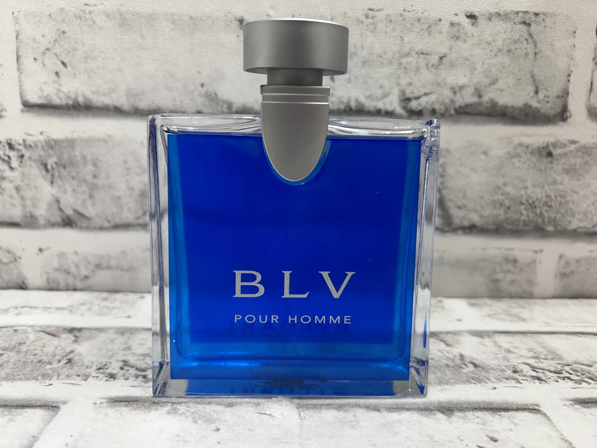 【32003.0624K】☆残量10割　欠け有り☆　BVLGARI/ブルガリ　ブルー プルオム オードトワレ　100ml　香水　フレグランス　　