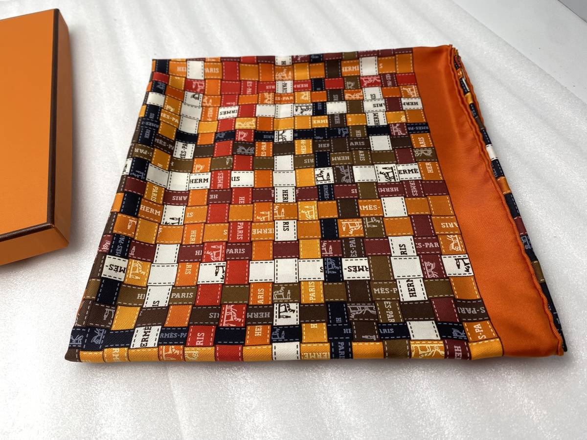 ファッション小物 HERMES エルメス カレ ツイリー シルク スカーフ