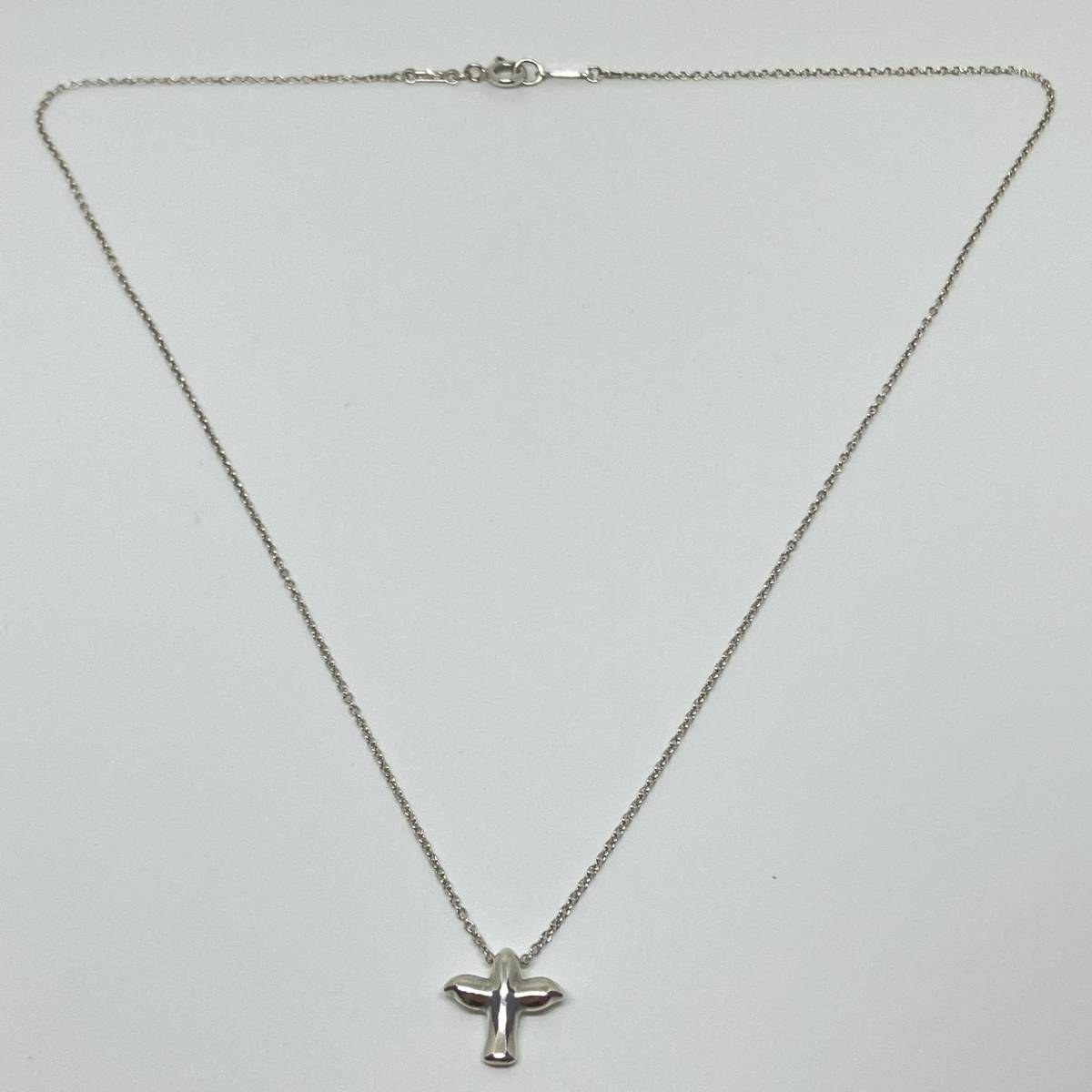 ☆ 1円 希少品 ティファニー バードクロス ネックレス ペンダント 鳥 