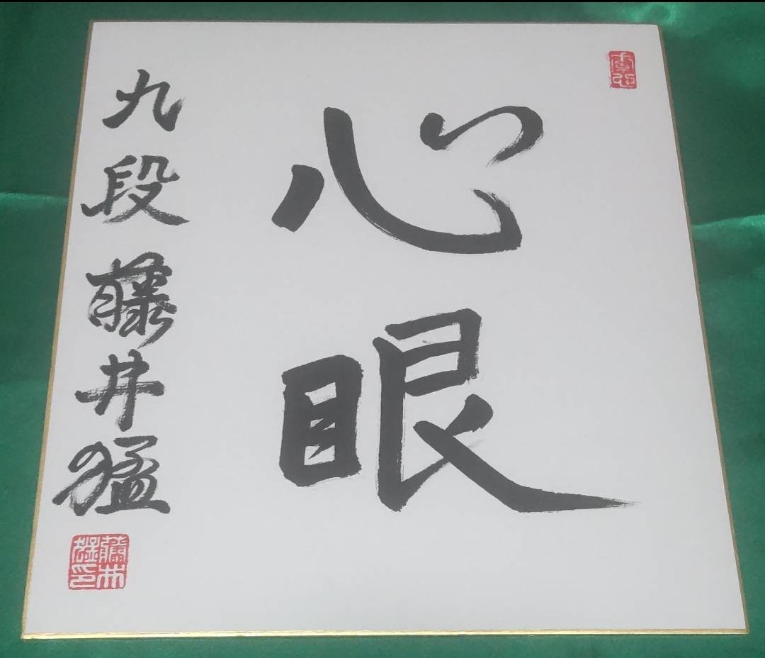 棋士 藤井猛 九段 直筆サイン色紙(将棋)｜売買されたオークション情報 