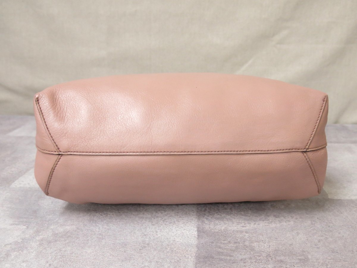 超 GUCCI グッチ ホーズビット タッセル カーフ レザー 本革 トート