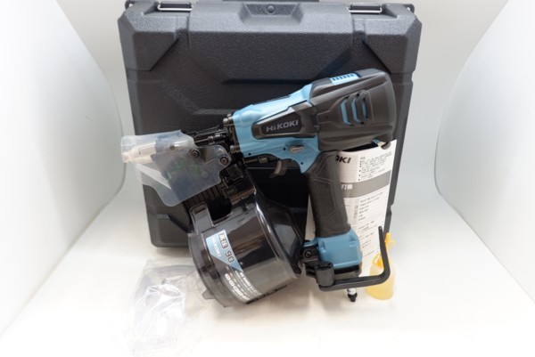 未使用 ハイコーキ 90mm高圧ロール釘打ち機 NV90HR2(SCB) 限定色セームブルー