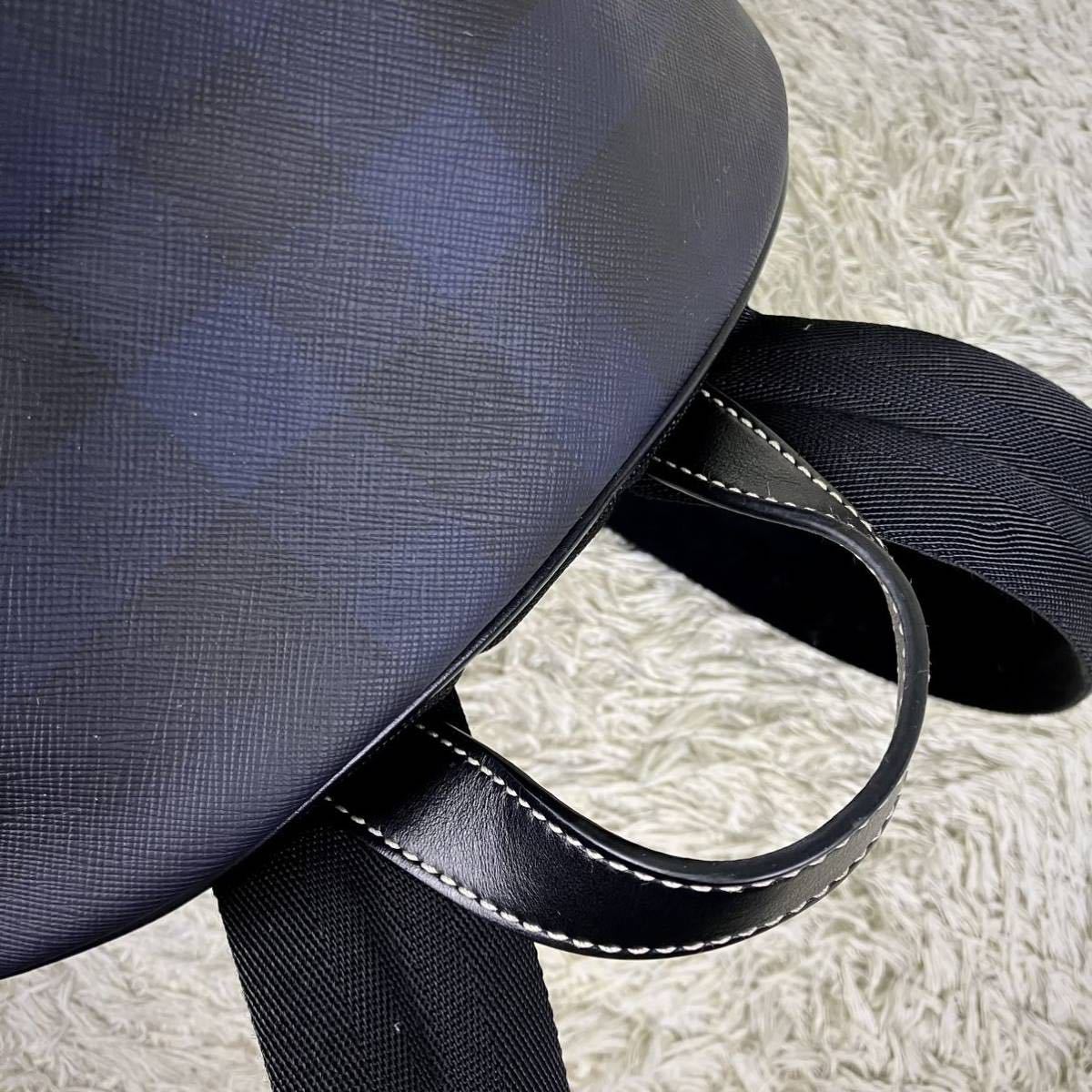 1円【現行×極美品】バーバリー Burberry リュックサック バッグパック 