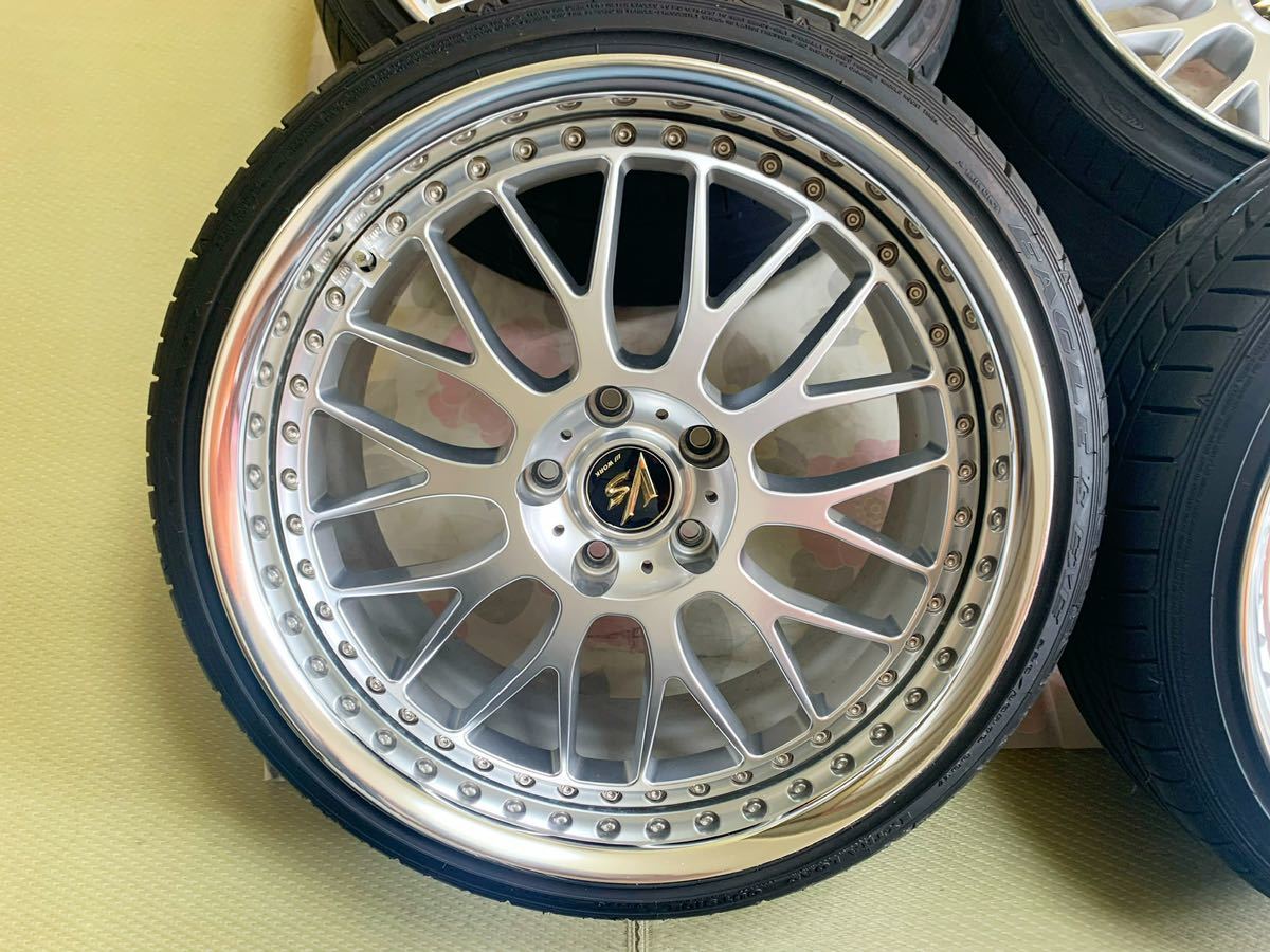 超美品‼️ワーク work vs xx タイヤホイール 19インチ 9J 3ピース work vs xx 19インチ