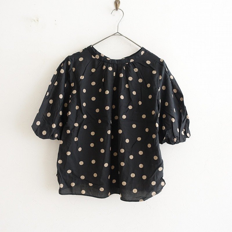 2023/SS/定価1.7万】ボールジー BALLSEY *ドットプリントパフスリーブ