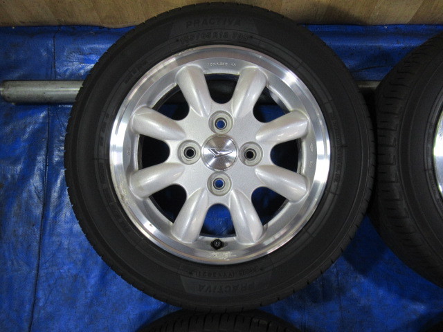 ダイハツ純正アルミ付 4本 155/65R13 (73S) 【商品番号1399】 2017年製 