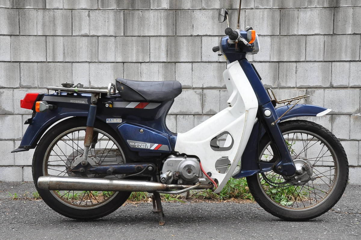 スーパーカブ70カスタム セル付き 12V エンジン欠品あり 埼玉県新座市 