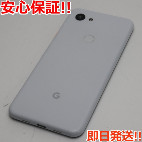 【新作入荷】 新品同様 docomo Google Pixel 3a クリアリーホワイト スマホ 本体 白ロム 中古 あすつく 土日祝発送OK SIMロック解除済み