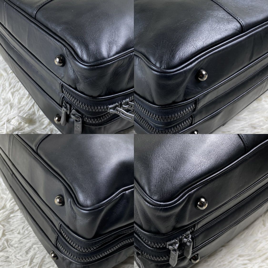 美品・圧巻のオールレザー】サムソナイト Samsonite ビジネスバッグ