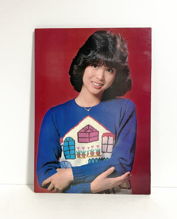 □ 松田聖子 写真パネル 木製パネル ポスター 57㎝x40.5㎝ 当時物 80