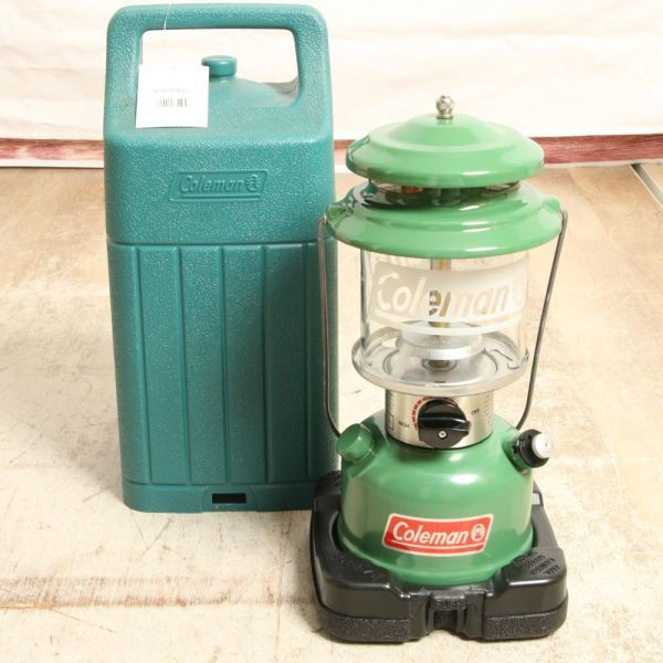 キレイ目！ coleman コールマン ツーマントル カエル ガソリン ランタン グリーン アウトドア キャンプ スペシャルフロステッド mc01059623