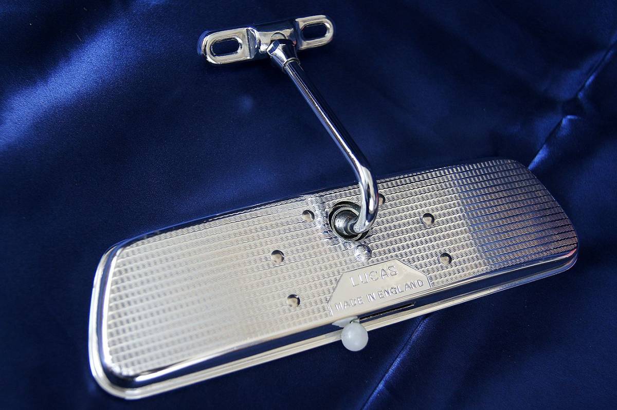 価格 60年代の完全オリジナル Lucas 608 ルーカスルームミラー T字 