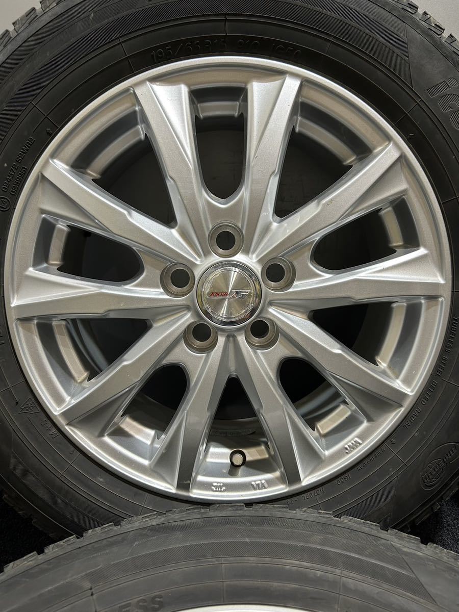 195/65R15 YOKOHAMA/ice GUARD iG50 PLUS 19年製 JOKER 15インチ 6J