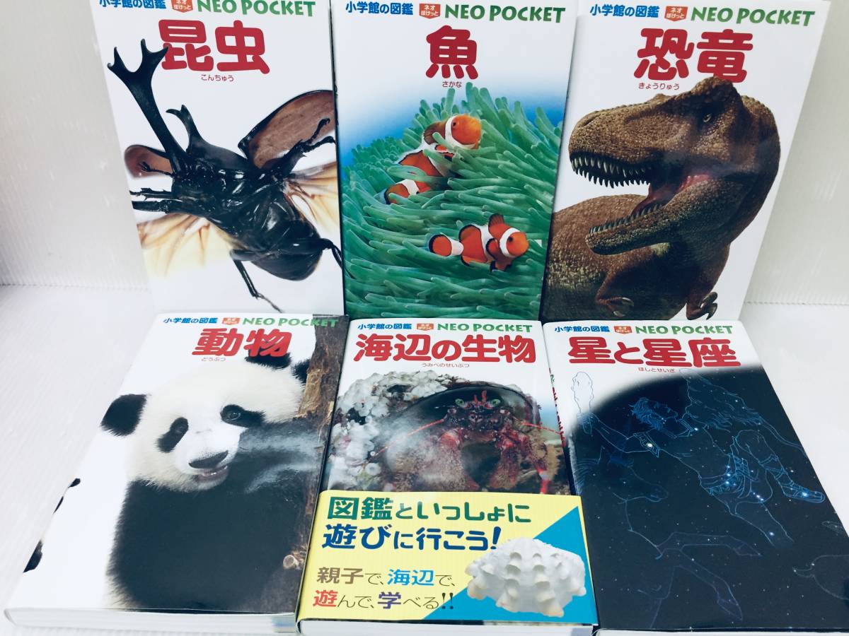 小学館の図鑑NEO POCKET ネオぽけっと 6冊セット!!