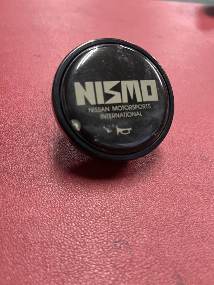 ニスモ NISMO ホーンボタン 旧ロゴ 当時物 汚れ 傷有り 日産 GTRなどに