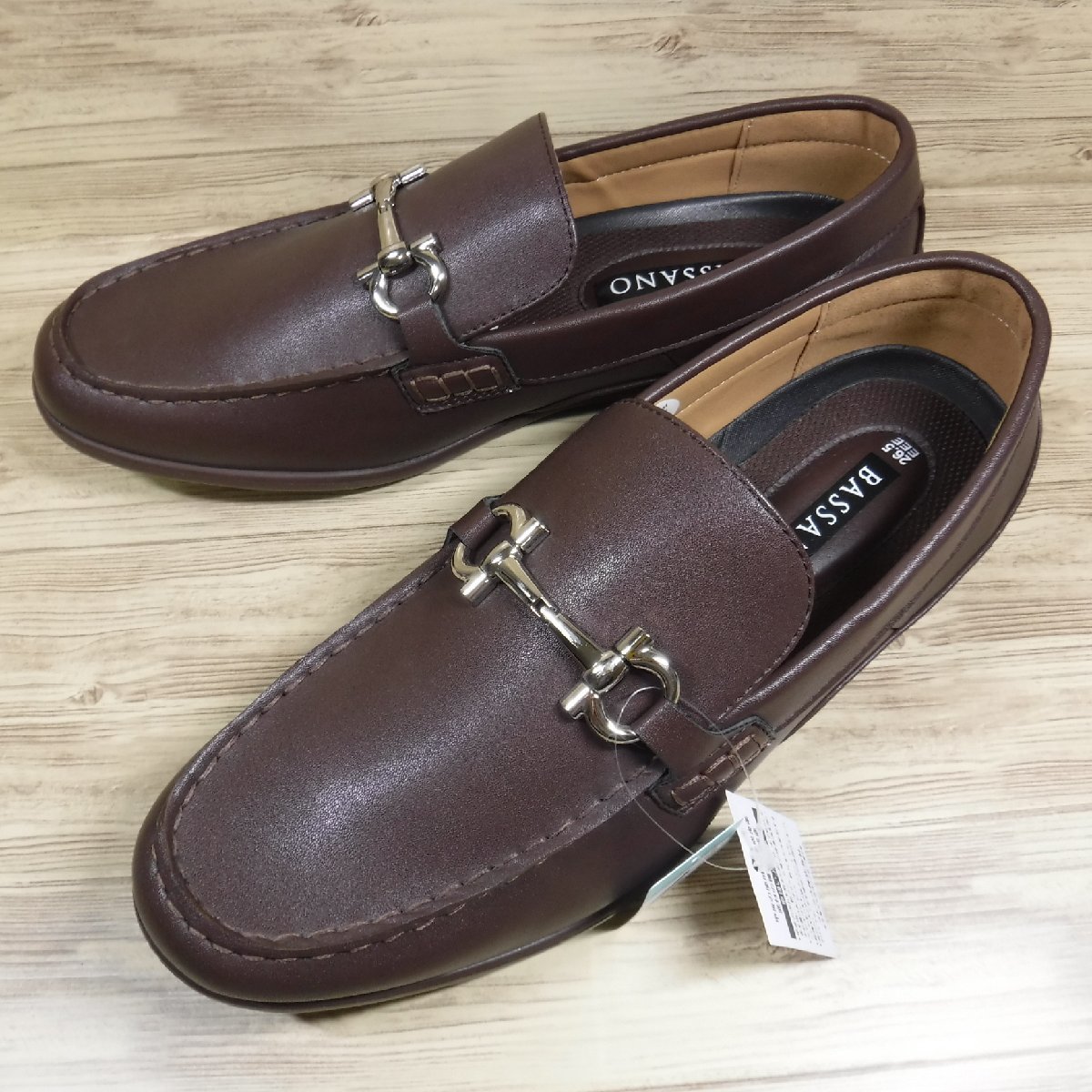 新品，お得 KK486 madras マドラス BASSANO 濃茶 抗菌防臭 超軽量 撥水効果 ビットローファースリッポン ドライビングシューズ 25.5 3E ブラウン(25.5cm)｜売買されたオークション情報、yahooの商品情報をアーカイ 25.5cm