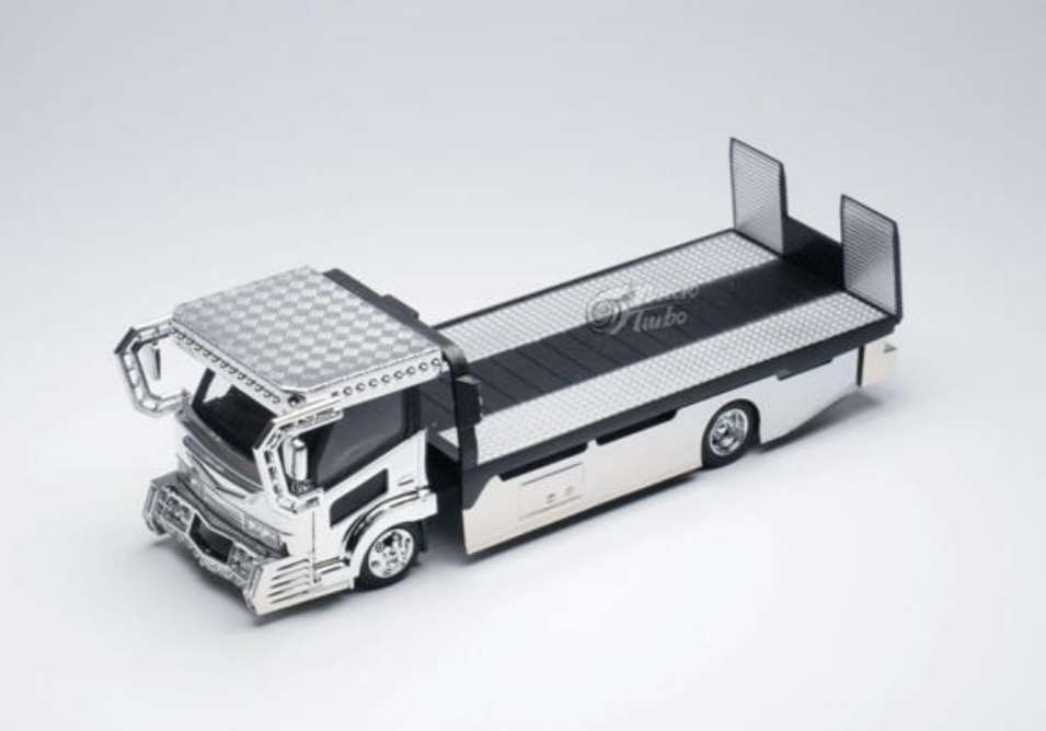 1/64 LBWK mini-gt いすゞ トランスポーター 積載車 ミニカー 1/64