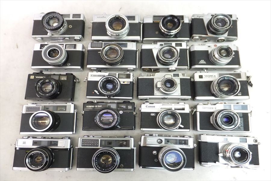 ▼大量出品▼まとめて出品 レンジファインダー 20台 メーカー様々 フィルムカメラまとめ 中古現状品 230605R9616