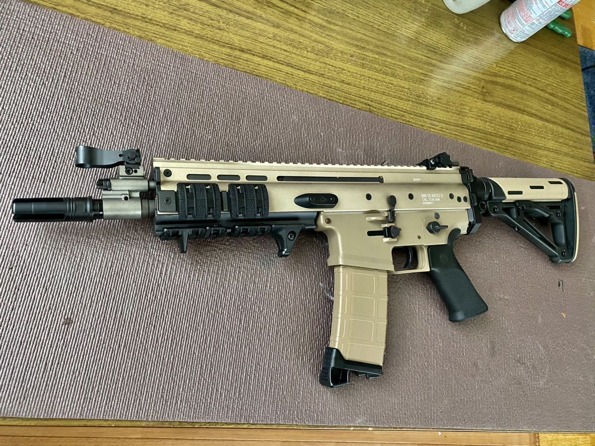 WE SCAR-L gbb オープンボルト　NPAS内蔵　実物パーツ　カスタム多数　レストア品　co2 マガジン