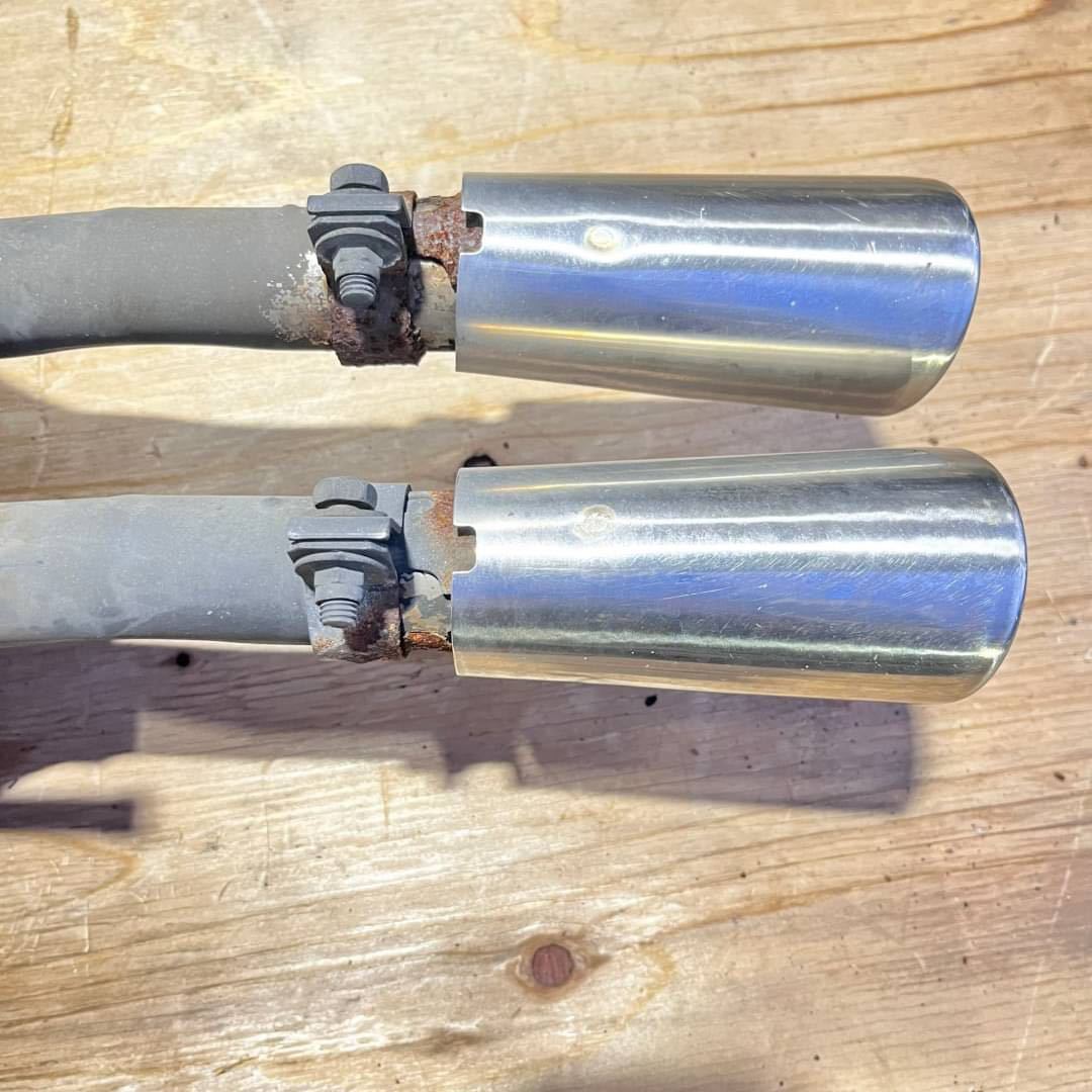 中古良品☆AE92 純正 マフラー テールエンド エンド リアマフラー