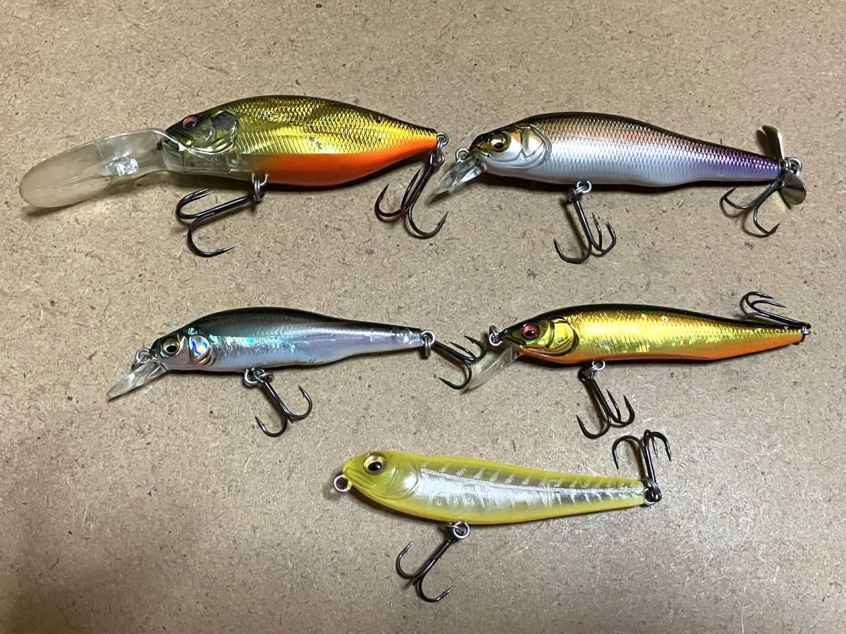 爆買い，低価 メガバス MEGABASS ルアーセット X-80Jr. プロップダーター 80mm x-nanahan DOG-XJr ５個セット(セット)｜売買されたオークション情報、yahooの商品情報をアーカイブ公開 - オークファン 淡水
