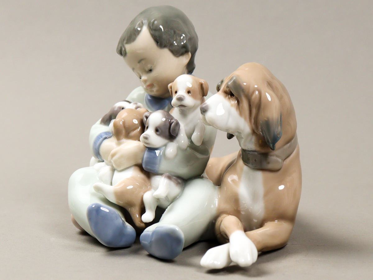 Lladro リヤドロ 5456 みんなお友達 陶磁器 フィギュリン