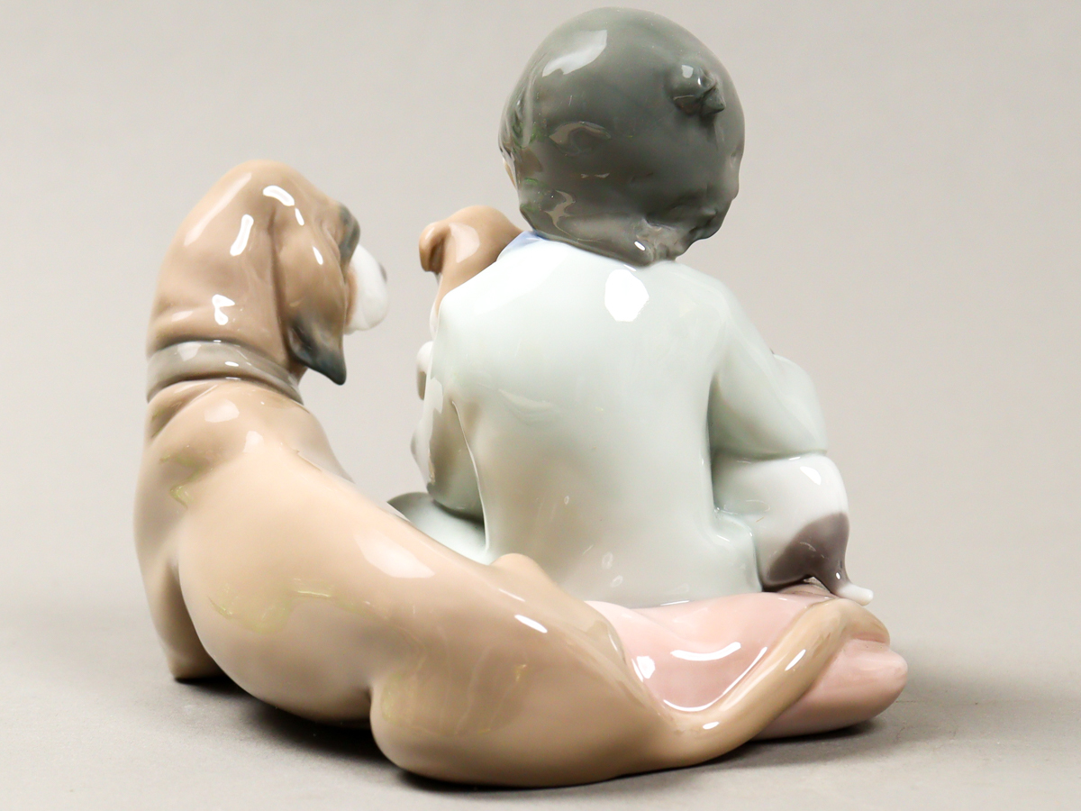 Lladro リヤドロ 5456 みんなお友達 陶磁器 フィギュリン
