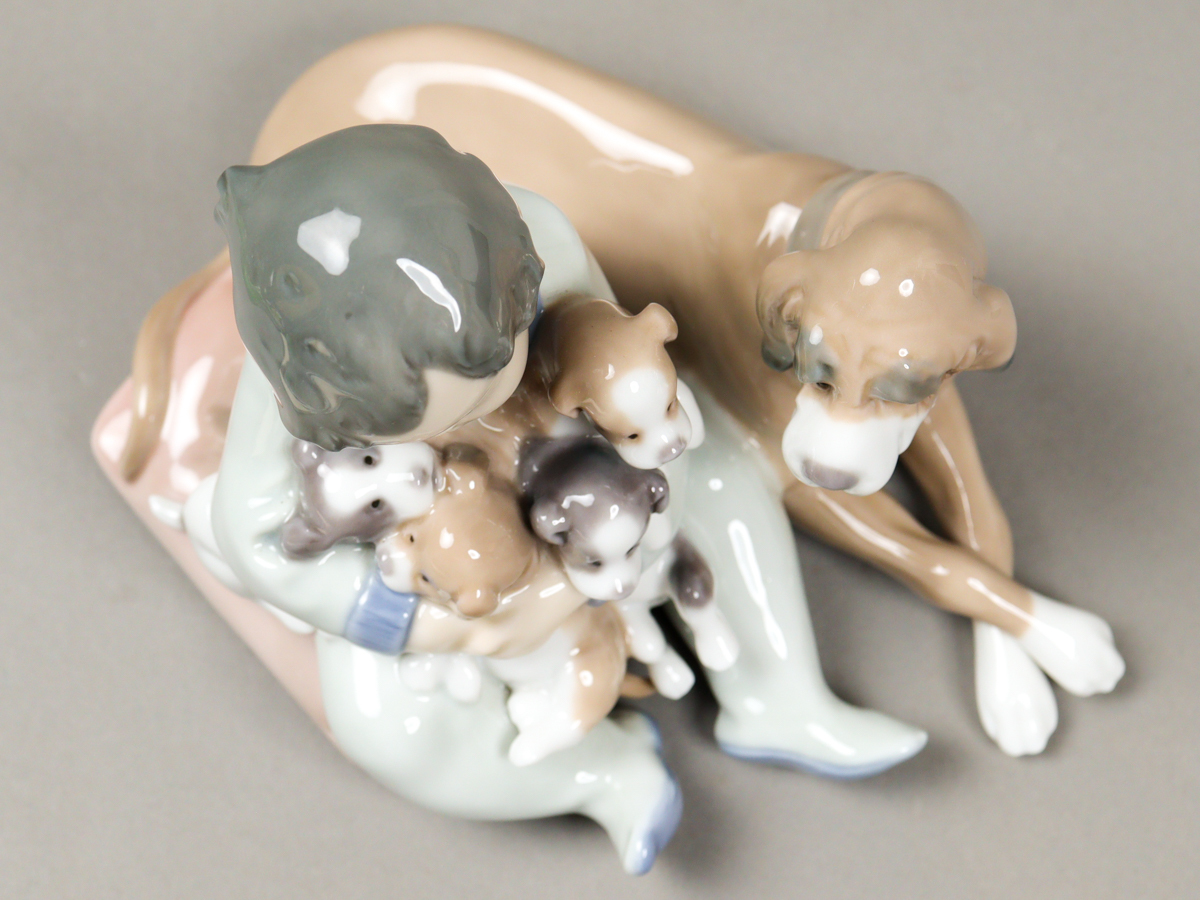 Lladro リヤドロ 5456 みんなお友達 陶磁器 フィギュリン