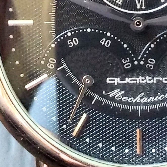 戯たわむれ屋】quattro Mecharical Dual Time メンズ腕時計 31石 自動  