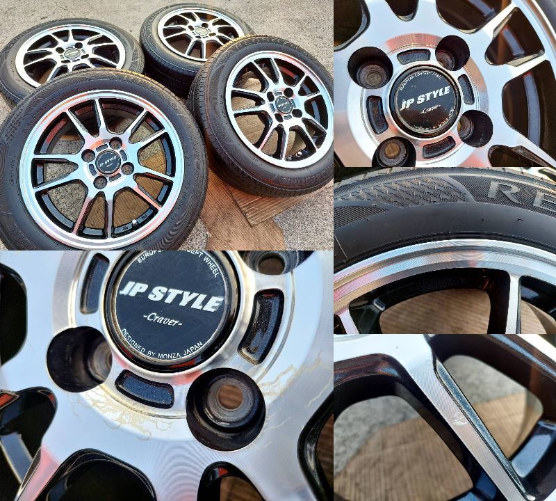 軽自動車に 引っ張り ツライチ JPスタイル 5.5J-14インチ ET40 100-4H レグノ GRレジェーラ 155/65R14 タント ムーヴ ワゴンR N-BOX N-ONE ユーロ 軽自動車ツライチサイズの１４インチ入庫しました！ - ハイゼットジャンボ ダイハツ 16インチ