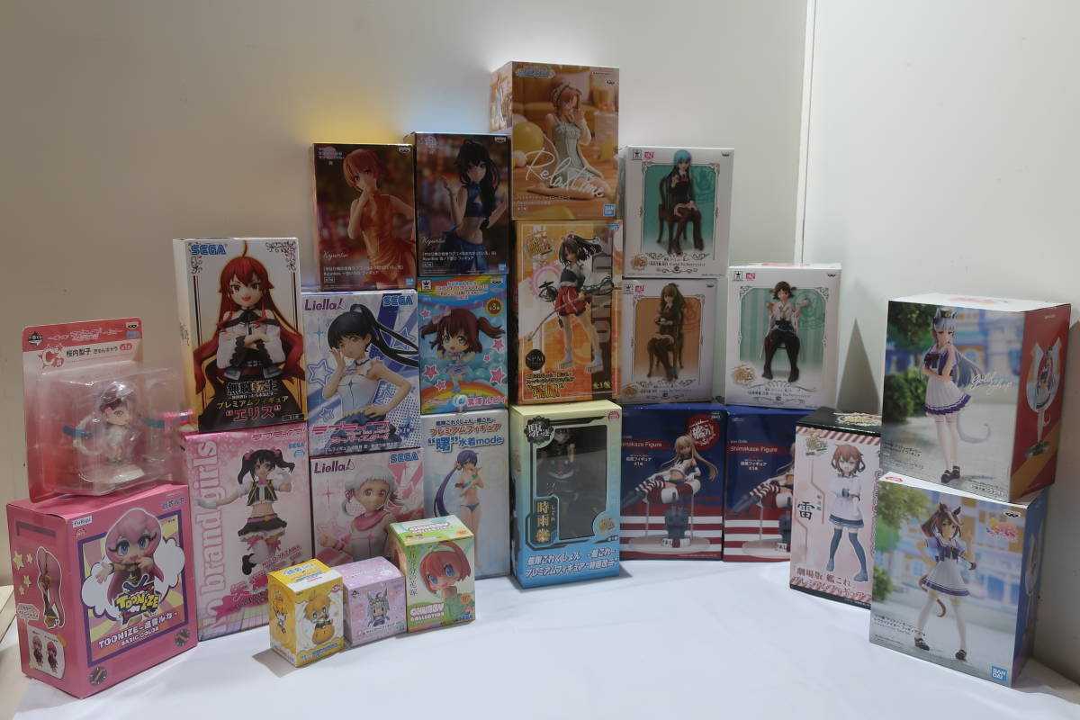 同梱不可【N送1500円】4579　未開封品 美少女まとめ⑩　フィギュア24点　艦これ/ラブライブ/青春ラブコメ他　バラ売り不可　詳細未確認