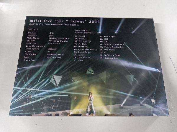 DVD milet live tour 'visions' 2022(初回生産限定版)