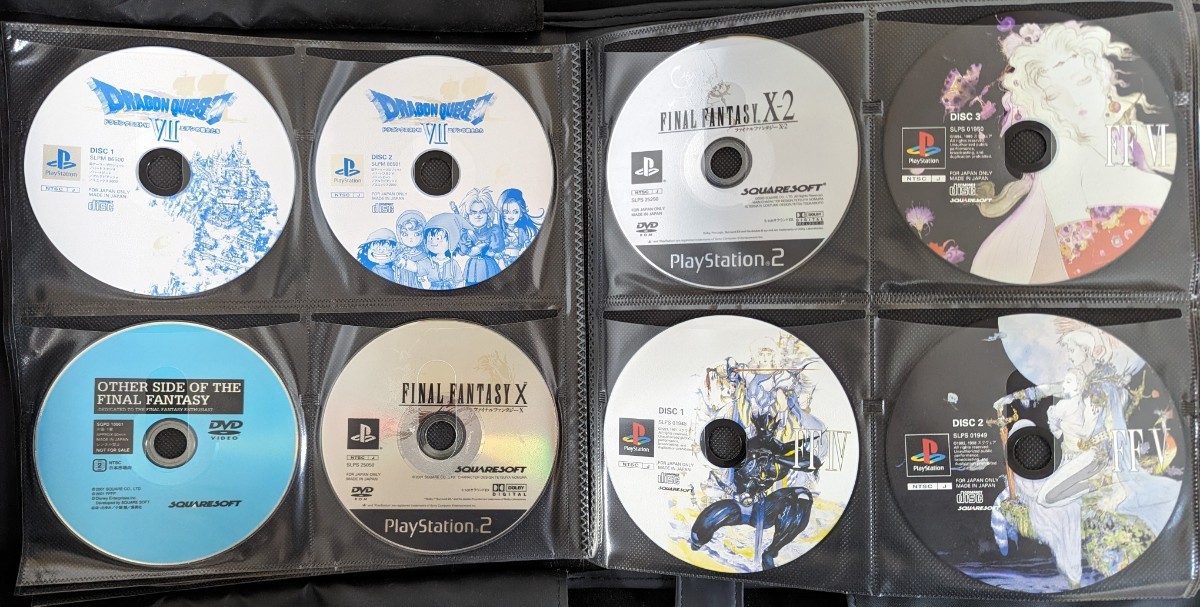 スクウェアエニックス PS PS2 ソフト25本セット ディスクのみ FF 4 5 6 