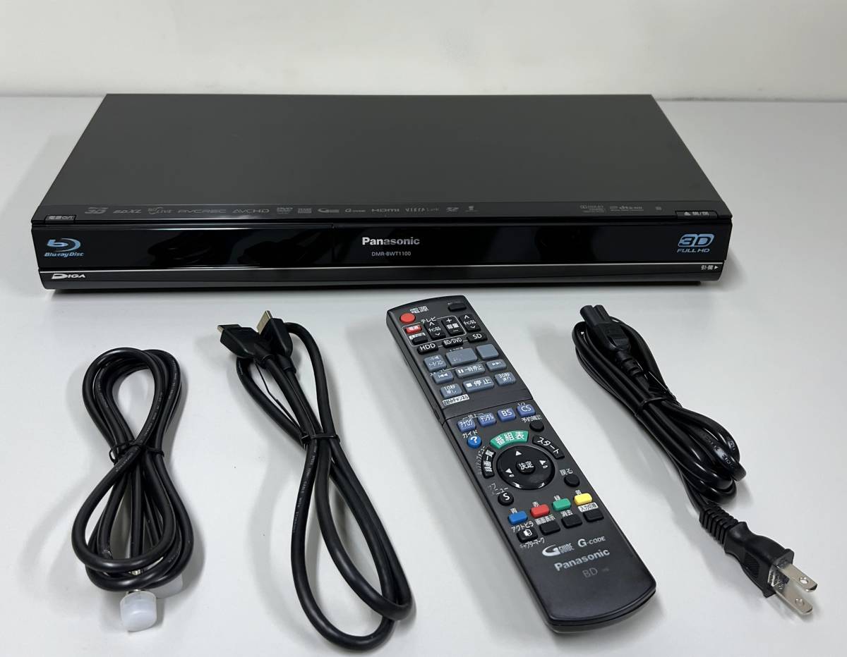 Panasonic　ブルーレイディスクレコーダー　DMR-BWT1100 　中古