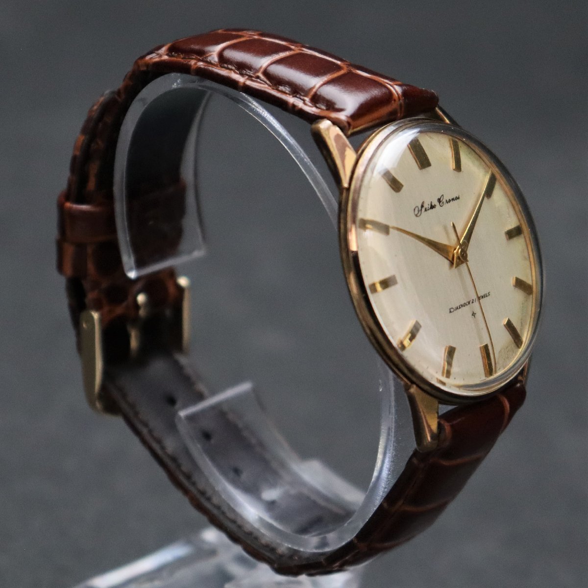 SEIKO CRONOS セイコー クロノス 21石 15030D 手巻き ALL EGP 1950-60  