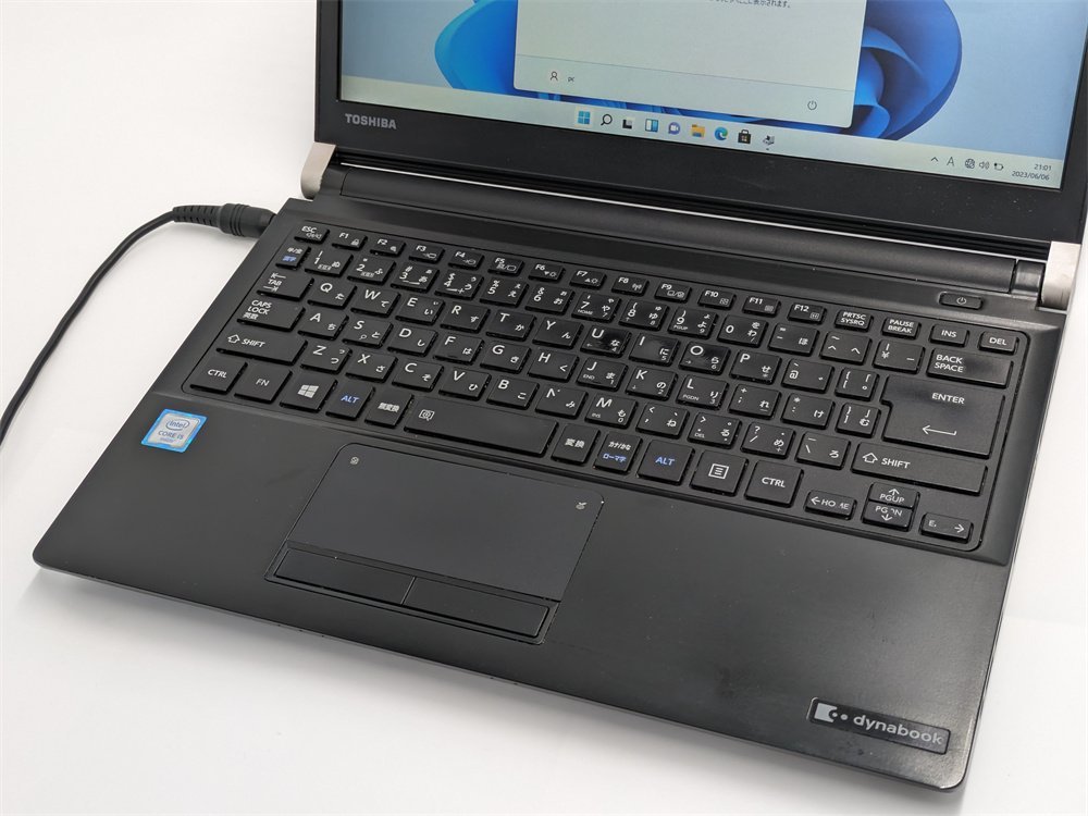 保証付 高速SSD 13.3型 ノートパソコン 東芝 R73/M 中古良品 第7世代