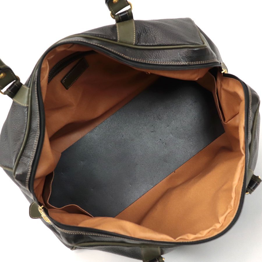 美品 イタリア製 ア・テストーニ トナカイ革 カリブレザー ボストンバッグ 美品 イタリア製 ア・テストーニ トナカイ革 カリブレザー ボストンバッグ