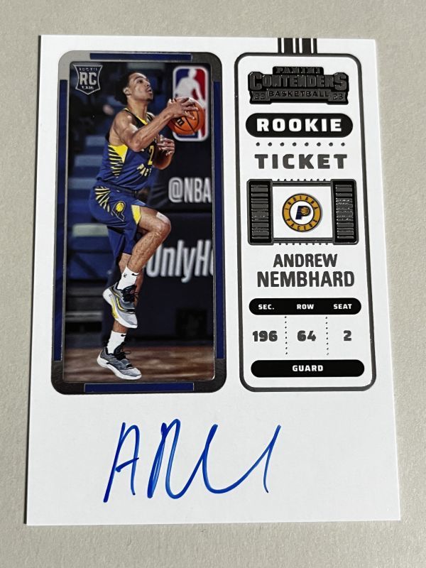 RC Andrew Nembhard アンドリュー ネムハード 2022-23 Panini NBA 