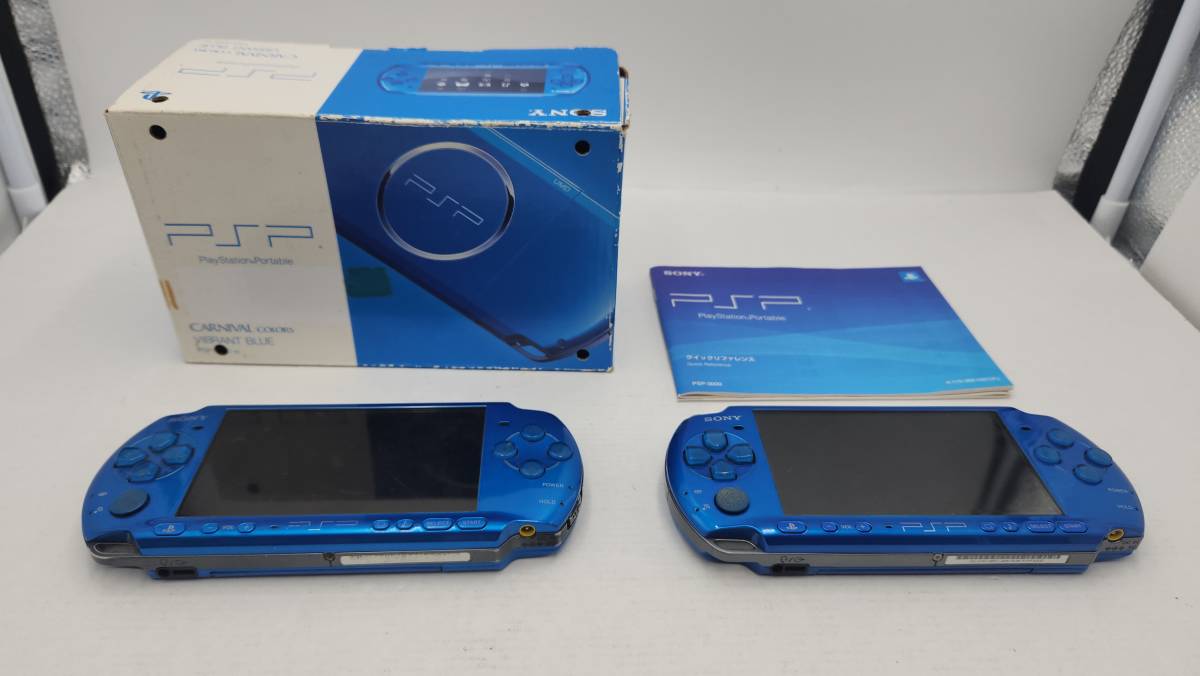 1459】1円~ SONY ソニー PlayStation Portable PSP PSP-3000 2台セット 