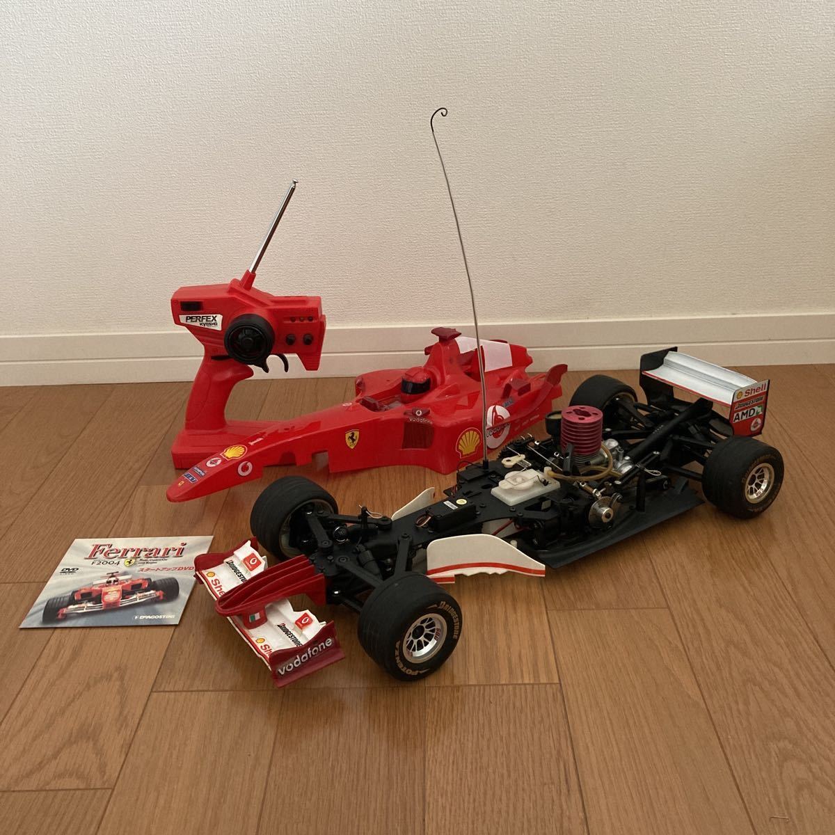 デアゴスティーニ フェラーリf2004 エンジンカー 未走行 フルセット 超