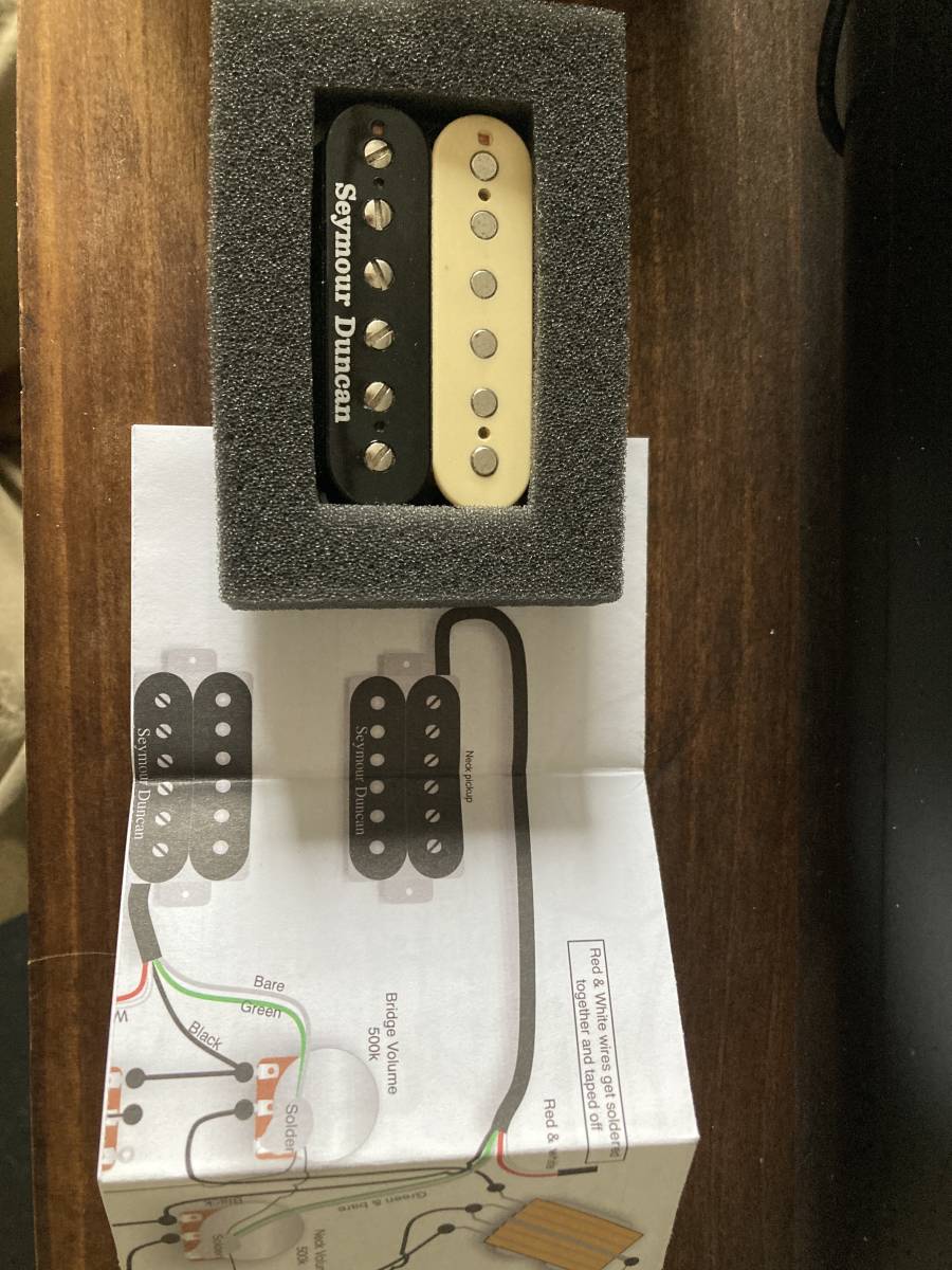 JB Seymour Duncan SH-4 Model Humbucker Pickup - Black Bridge