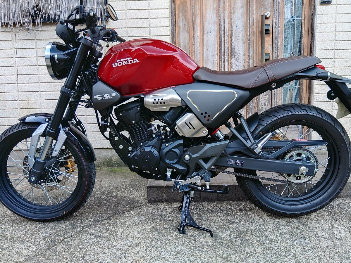 個人出品 ウーヤンホンダ CB190SS 美品 低走行 ETC2.0 自賠責付き 